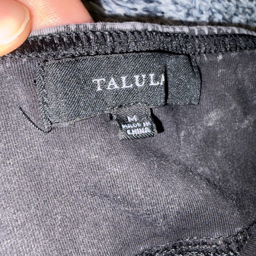 Talula Charcoal Acid Wash leggings Size M - Picture 3 of 8